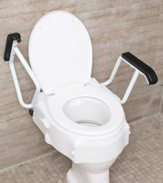 Toilettensitzerhöher mit Armlehnen