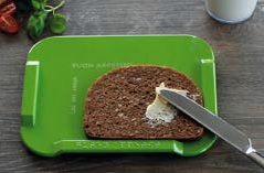 ORNAMIN Essbrettchen mit Stop-Trick und Zubereitungshilfe | Russka