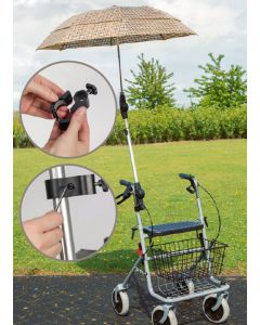 Halterung zum Regenschirm zum Rollator Standard