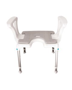 Soft-Auflage zu laguna Duschhocker und Duschstuhl mit Hygieneausschnitt