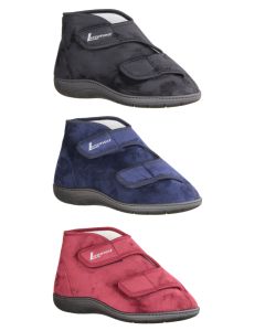 Liromed Bequemschuh mit hohem Schaft 477, Mikrofaser