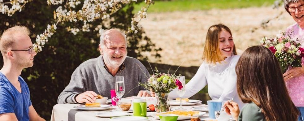 Familienpicknick im Park