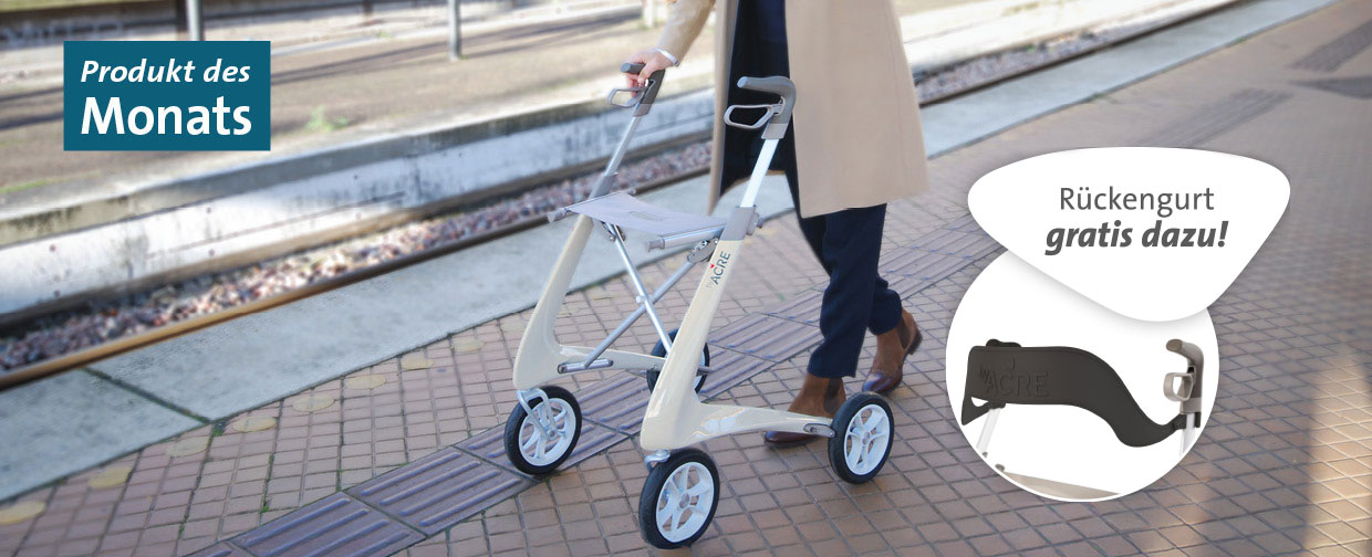 Produkt des Monats April byAcre Rollator Carbon Ultralight