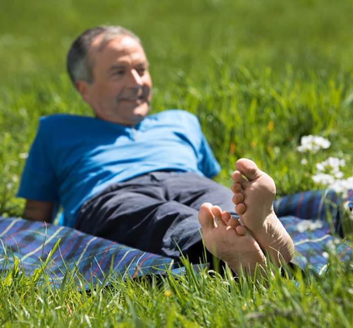 Gut zum Fuß im Frühling