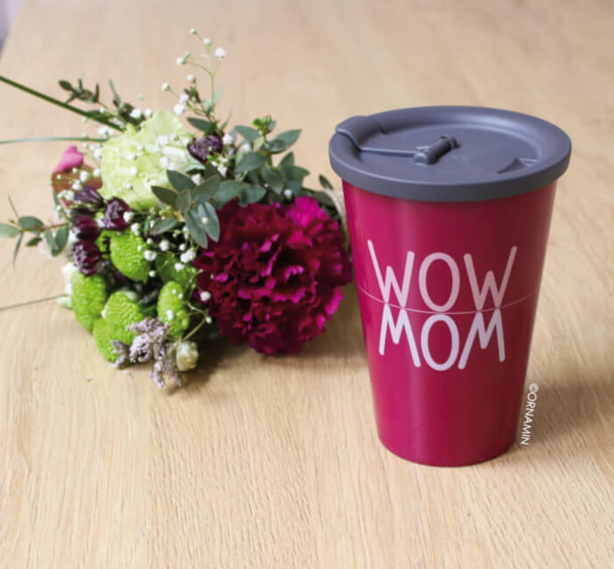 Sanivita Aktion | ORNAMIN WOW MOM Becher Brombeer
