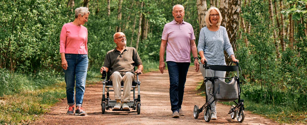 Wandern mit Rollator