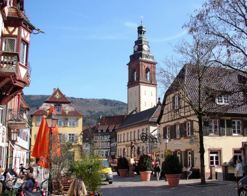 Die Altstadt von Haslach - eine Etappe des Kinzigtäler Jakobuswegs